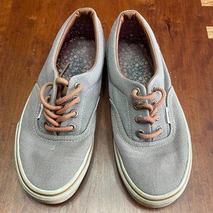 Vans -  Grey with leather tongue